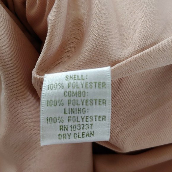 ❤️SOLD❤️Donna Morgan Copper Pink Sequins Animal - Picture 6 of 7